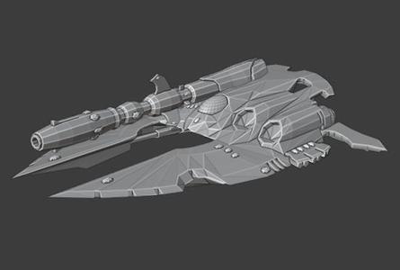 6mm Space Elf Heavy Tank