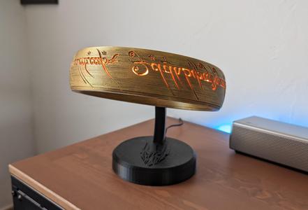 L'anneau Unique lumineux - L'Effet3D