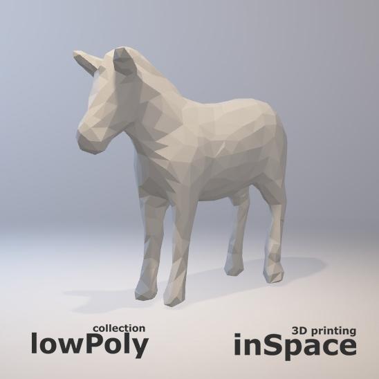 Low poly - Zebra