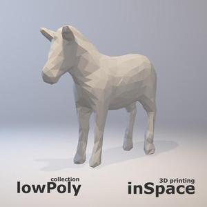 Low poly - Zebra