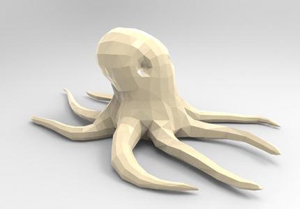 Octopus Low-poly