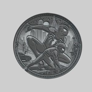 Spider-Man: No Way Home Medallion CNC Spider-Man: No Way Home 3d Printer Obj Stl