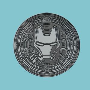 Iron Man 2 Medallion CNC Iron Man 2 3d Printer Obj Stl