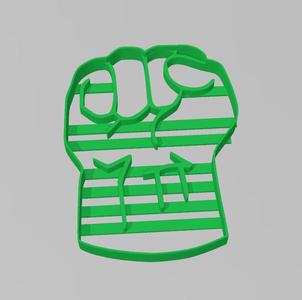 Cookie Cutter Hulk Superhero Cookies SuperHeroes Heroes