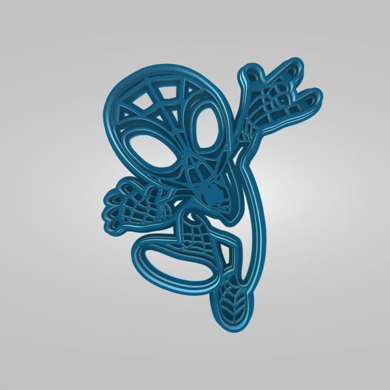 Miles Moralas, Spin, Spiderman Imprint Cookie Cutter from Spidey and His Amazing Friends