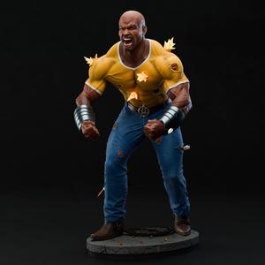 Luke Cage 3D print fan-art statue 3D print model