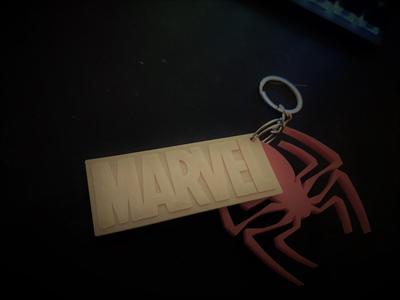 MARVEL LOGO KEYCHAIN
