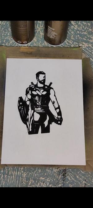 Thor stencil
