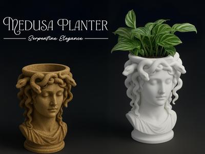 Medusa Planter – Serpentine Elegance