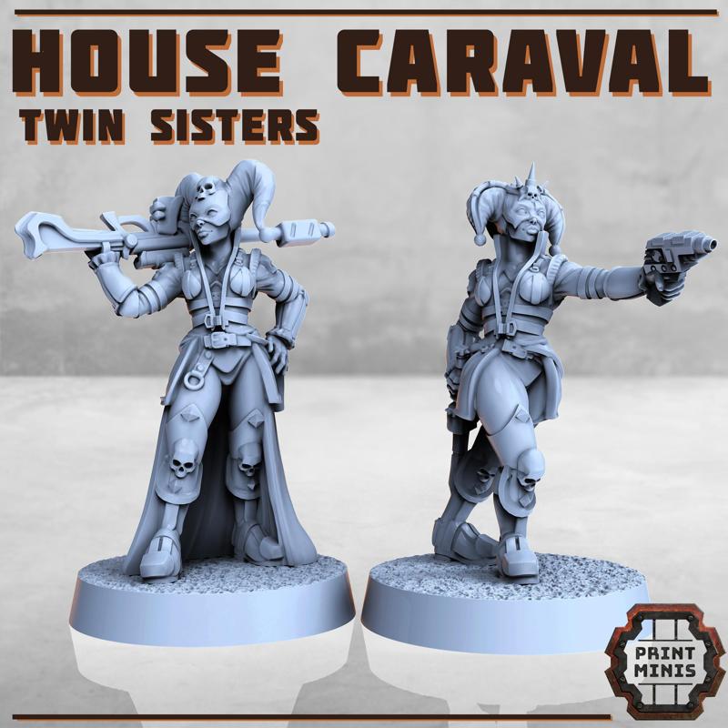 House Caraval - twin sisters