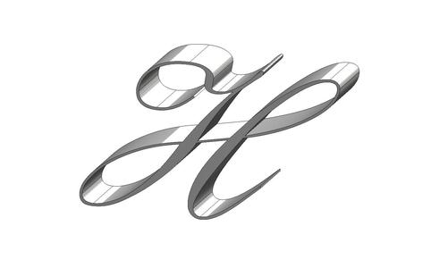 H Letter Palace Script MT Font