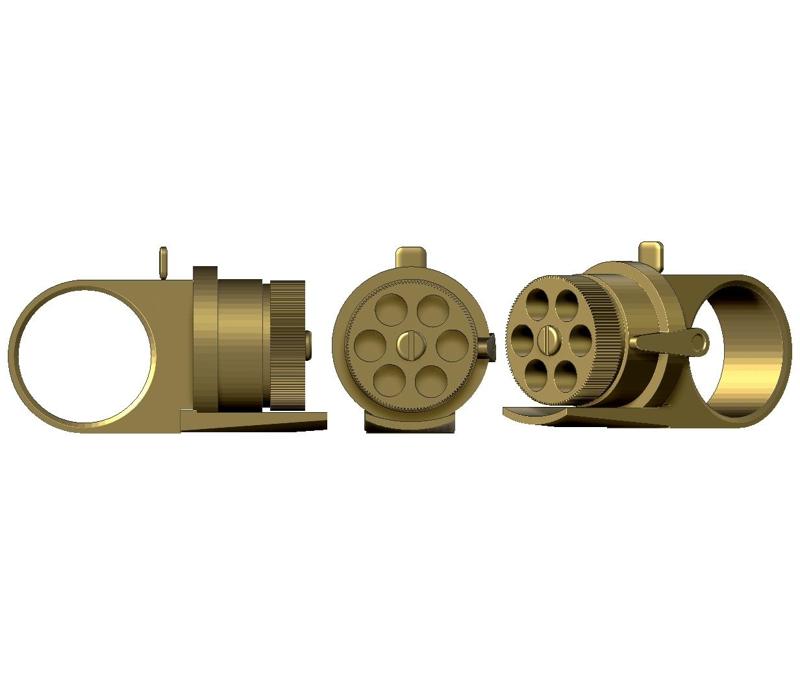 Revolver Gun Ring Prop