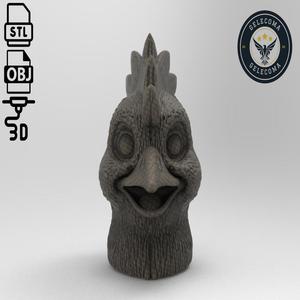 Chicken Mask 3D Print Model