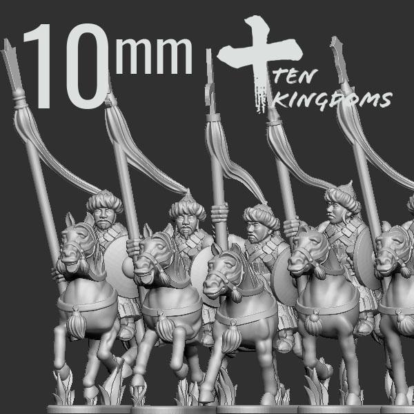 10mm Jurchen-Jin Light Armoured Spear Horse