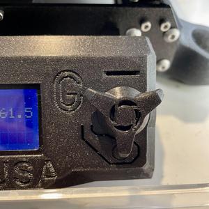 Propeller-like LCD knob