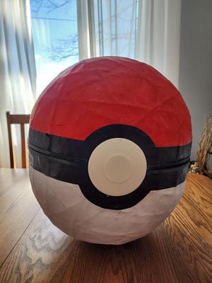 17" Paper mache PokeBall Accessories