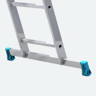 Replacement feet on ladder