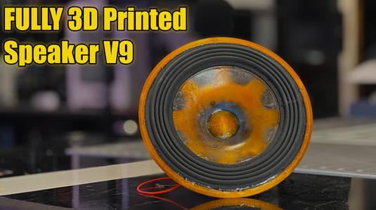 3D Printed Speaker V9
