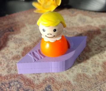 Fisher Price Classic Vintage Little People Kayak
