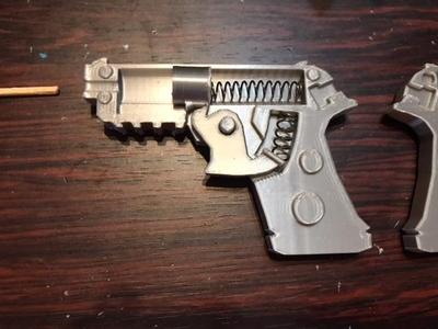 Keychain Pistol dents edition