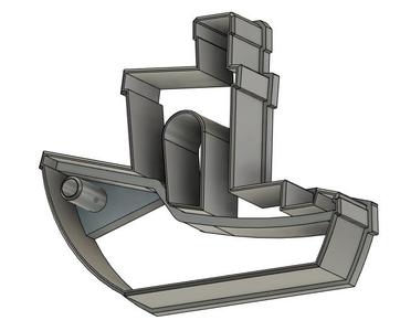 2dBenchy Cookie Cutter