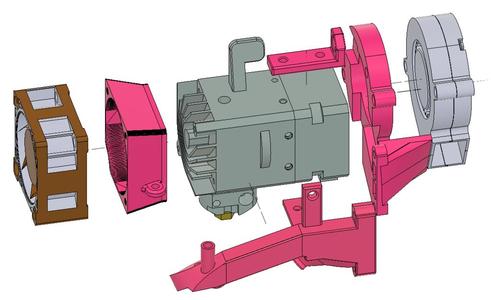  Biqu H2 V2 Modular Cooling Duct