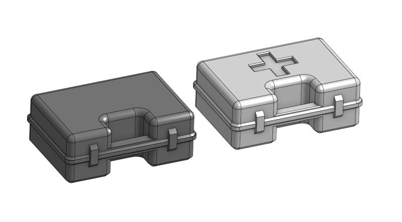 First Aid Kit - Easy Print 1/10 1/12 Scale