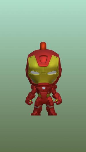 ironman chibi keychain (fan art)