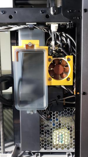 Bambu lab X1 MCU fan for 4410 Noctua. remixed from two 4410 models into one.