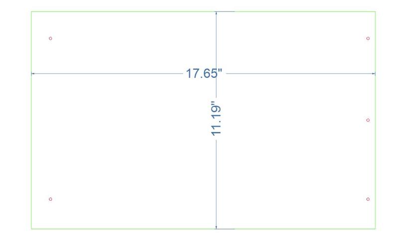 Bambu Lab P1P "Minimal" Enclosure Side Panels (vector format)