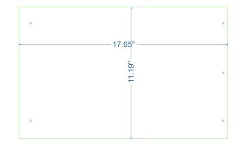 Bambu Lab P1P "Minimal" Enclosure Side Panels (vector format)