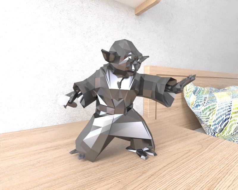Yoda Lowpoly