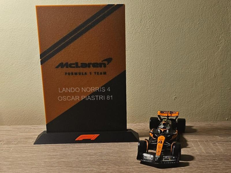 Mclaren F1 2025 sign