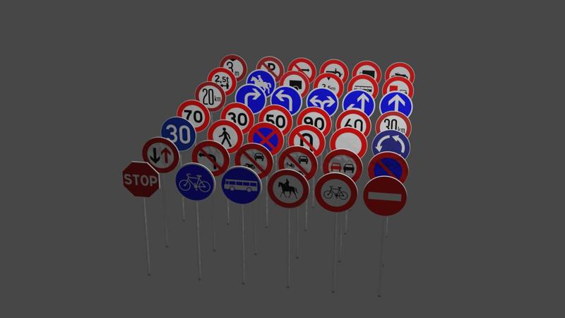 EUROPEAN TRAFFIC SIGNS