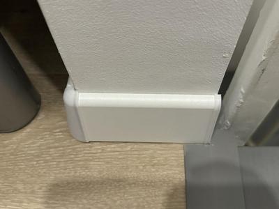 Sockelleiste Abschluss, Innenecke, Außenecke, Skandor FU060L 58x19 - Hornbach