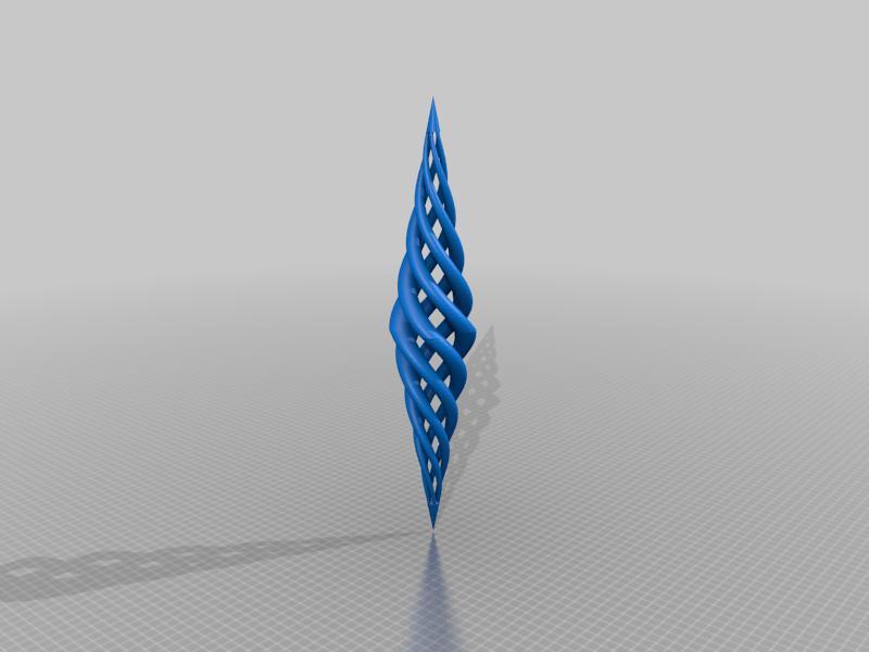 Twist, customizable Christmas decoration