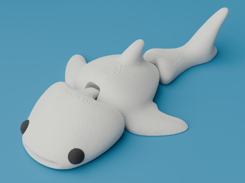 Stylized Articulated Whale shark
