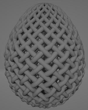 Woven Egg (Jesus inside)