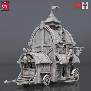Carnival Magician Wagon