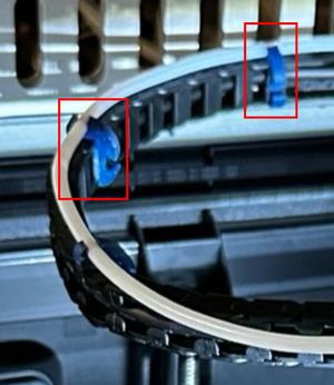 K1-K1 Max PTFE cable chain mount