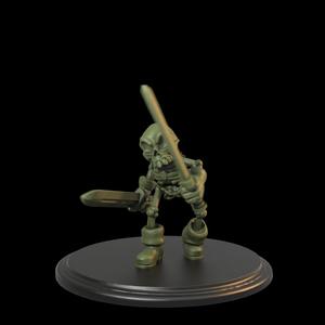 Cartoony Skeleton Pre-Supported