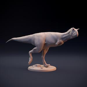 Carnotaurus walking - dinosaur carnivore