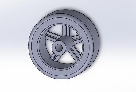 1/64 BMW STYLE TIRE HOTWHEELS REPLACE