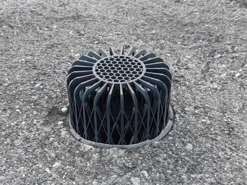 Leaf catcher for roof drain (100mm)