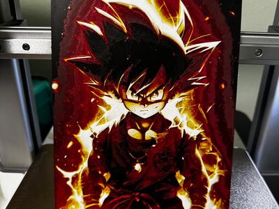 Goku Hueforge Portrait