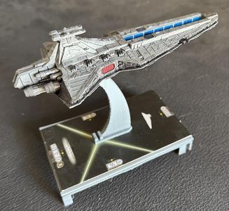 Star Wars Imperial Venator 2 with open bay doors and upgraded armament (Armada ready)