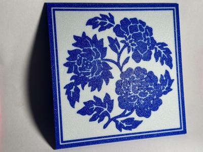 Chinese Blue-and-white Porcelain Coaster