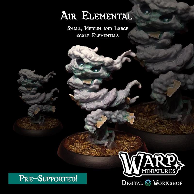 Air Elemental - Small, Medium and Large
