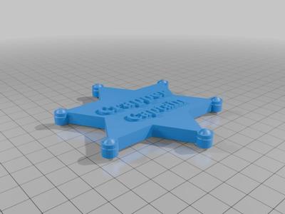 Crapper Captain Badge