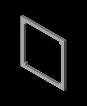 DAVID-BOB 2-GANG WALL PLATE SURROUND - .25 inch high.stl